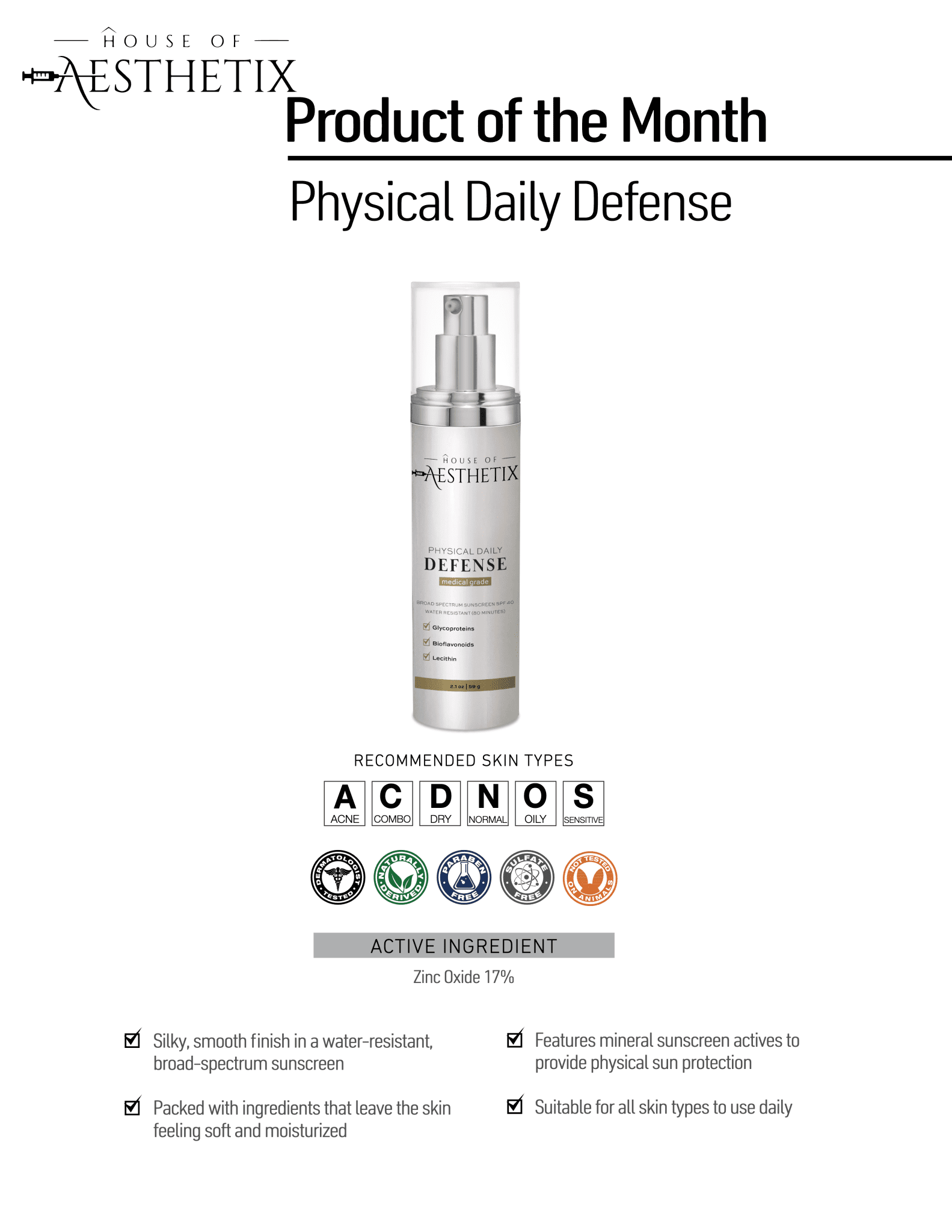 Physical Daily Defense SPF 40 Sunscreen - Image 4